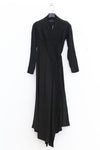 Marc le bihan double fabric dress 2185 black